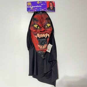 Pumpkin Time Evil Derelicts Demon Halloween Latex Mask Kmart Vintage